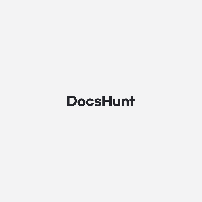 sponsor DocsHunt